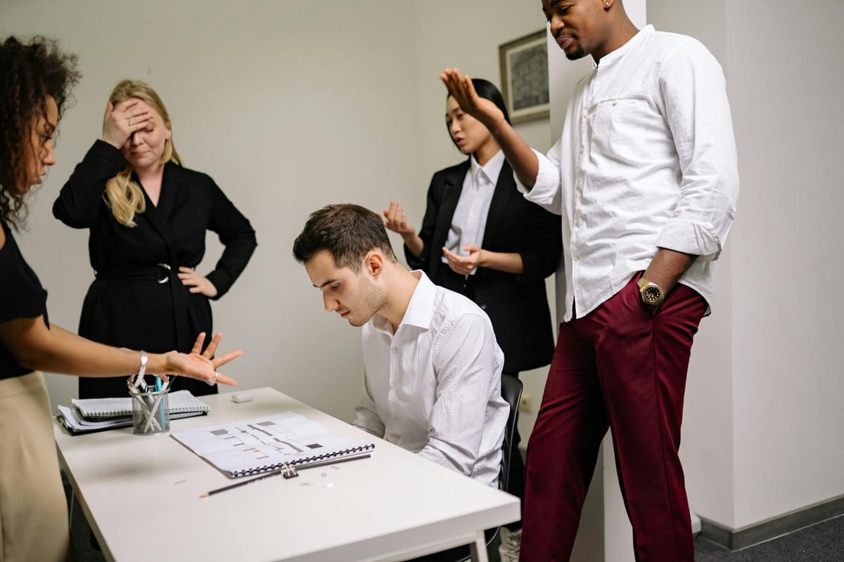 A professional team working on permit and license applications